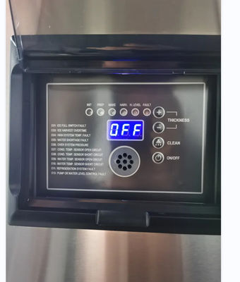 Büyük Küçük Buz Makinesi Ticari Süt Çay Dükkanı UV Sterilizasyon 900kg / 24 316L