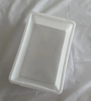Beyaz Kalınlaştırılmış Sortlama Malları Büyük Kauçuk Havuzu Dikdörtgen Süpermarket Plastik Beyaz Havuz