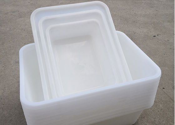 Kalınlaştırılmış Plastik Dörtgen Soğuk Depolama Süpermarket Özel Dönüşüm Tepsisi sepet