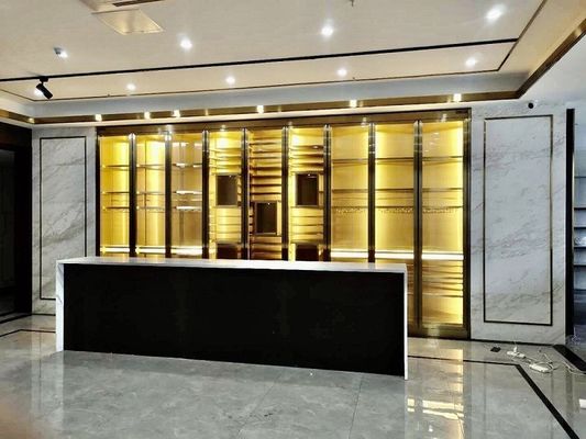 Oteller Restoranlar Şarap Mahzeni Cam Şarap Deposu Cam Duvar