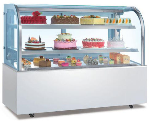 Pie Cake Teşhir Cam Dolabı R404a R290 Havalandırmalı Soğutma