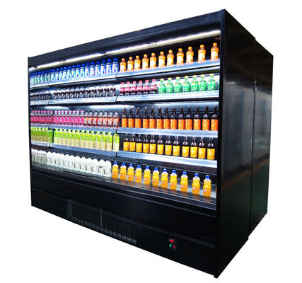 Çift Taraflı Açık Teşhir Buzdolabı Açık Vitrin Süpermarket 608L 912L 1200L